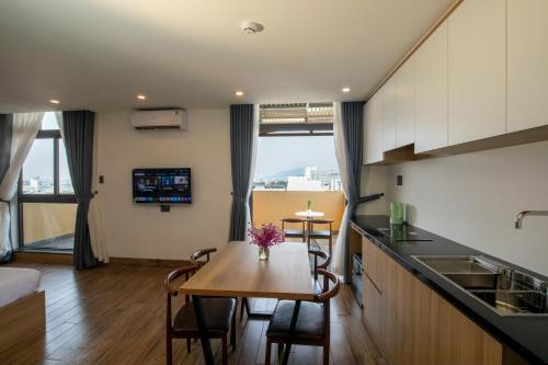 Balcony/terrace, FIRST Studio Hotel Da Nang near Benh Vien Mat Balcony/terrace, FIRST Studio Hotel Da Nang near Benh Vien Mat