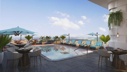 Altan/terrasse, Wink Hotel Hai Phong - 24hrs Stay in Haiphong Altan/terrasse, Wink Hotel Hai Phong - 24hrs Stay in Haiphong