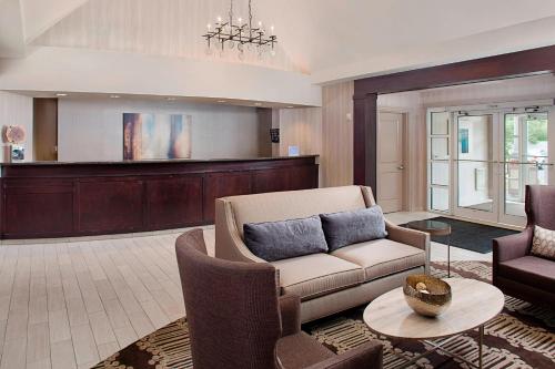 Előcsarnok, Residence Inn by Marriott Worcester in Worcester (Massachusetts) Előcsarnok, Residence Inn by Marriott Worcester in Worcester (Massachusetts)