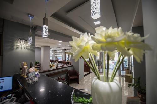 ล็อบบี้, Hotel Olympos in พีร์กอส ล็อบบี้, Hotel Olympos in พีร์กอส