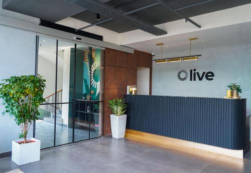 Lobby, Olive Hotel Benz Circle, Vijayawada by Embassy Group in Vijayawada Lobby, Olive Hotel Benz Circle, Vijayawada by Embassy Group in Vijayawada
