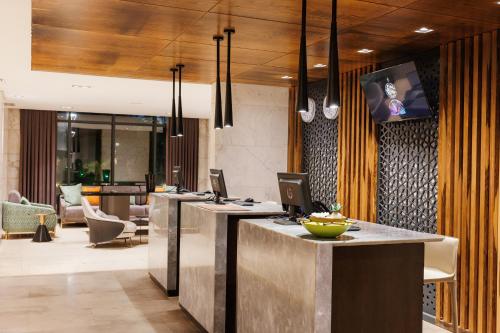 Empfangshalle, Riviera Royal Hotel in Conakry Empfangshalle, Riviera Royal Hotel in Conakry