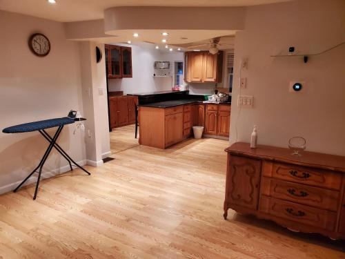 Kitchen, Private Room With Twin Bed and Work Station in Burlington Kitchen, Private Room With Twin Bed and Work Station in Burlington