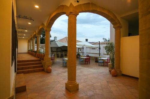 Food and beverages, Plaza Medina Hotel in Sachica Food and beverages, Plaza Medina Hotel in Sachica