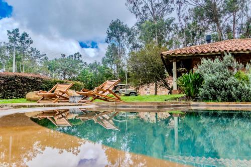 Hermosa cabana campestre con piscina y lago in Sabana Hermosa cabana campestre con piscina y lago in Sabana