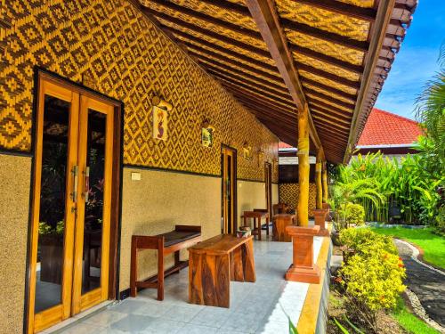 balkon/terras, Wadon Menjangan homestay in Menjangan balkon/terras, Wadon Menjangan homestay in Menjangan