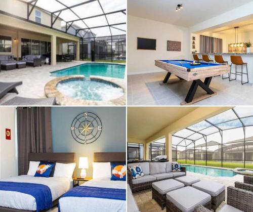 Awesome 9br villa near Disney pool Free BBQ