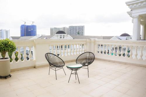 Balkon/Terrasse, Merci Vinhomes Marina Hai Phong in Rao Brücke Balkon/Terrasse, Merci Vinhomes Marina Hai Phong in Rao Brücke