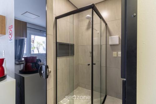 浴室, Studio moderno em Sta. Mônica ASK002 (Studio moderno em Sta. Monica ASK002) in 伊塔科魯比 浴室, Studio moderno em Sta. Mônica ASK002 (Studio moderno em Sta. Monica ASK002) in 伊塔科魯比
