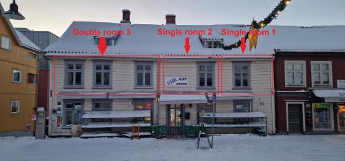 Exterior view, Storgata 36B in Lillehammer Exterior view, Storgata 36B in Lillehammer