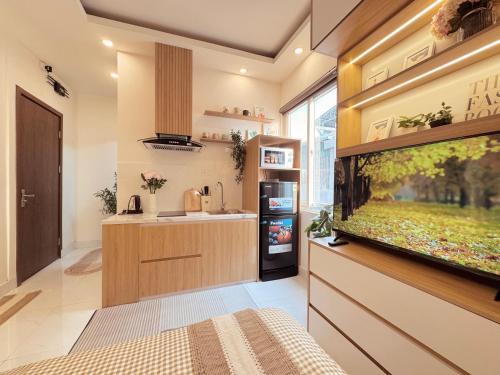 Kitchen, The Little Hanoi - Super Central Apartment in Cau Giay Kitchen, The Little Hanoi - Super Central Apartment in Cau Giay