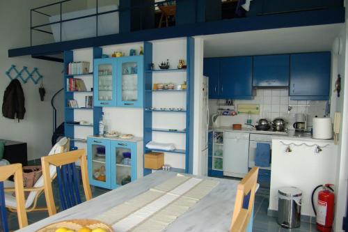ห้องครัว, Cottage with sea view in พาราเลีย ไทรู ห้องครัว, Cottage with sea view in พาราเลีย ไทรู
