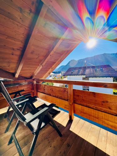 Erkély/terasz, Tannensuite Inzell - Die Auszeit in den Chiemgauer Bergen in Inzell városközpont Erkély/terasz, Tannensuite Inzell - Die Auszeit in den Chiemgauer Bergen in Inzell városközpont
