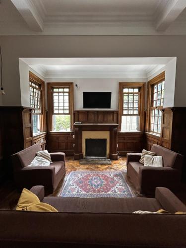 共用Lounge/電視區, Hostel Plaza in 門多薩市中心 共用Lounge/電視區, Hostel Plaza in 門多薩市中心