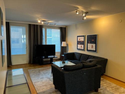 Shared lounge/TV area, Apartments 2 minutes from Kamppi City Center, sauna and balcony in Ruoholahti Shared lounge/TV area, Apartments 2 minutes from Kamppi City Center, sauna and balcony in Ruoholahti