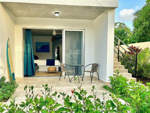 Erkély/terasz, La Curadiña - Encuentro Surf Resort (La Curadina - Encuentro Surf Resort) in Cabarete Erkély/terasz, La Curadiña - Encuentro Surf Resort (La Curadina - Encuentro Surf Resort) in Cabarete