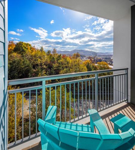 Balcony/terrace, Compass by Margaritaville Hotel Pigeon Forge in Pigeon Forge (TN) Balcony/terrace, Compass by Margaritaville Hotel Pigeon Forge in Pigeon Forge (TN)