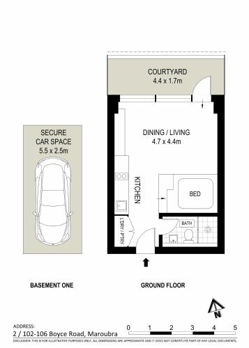 Floor plans, Luxe Central Studio 2 - Close to Randwick in Maroubra Floor plans, Luxe Central Studio 2 - Close to Randwick in Maroubra