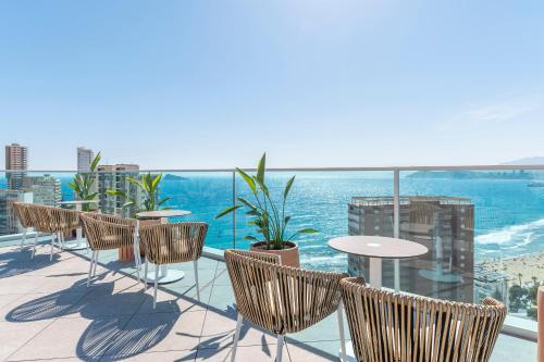 Balkon/teras, Port Benidorm Hotel & Spa 4* Sup in Benidorm - Costa Blanca Balkon/teras, Port Benidorm Hotel & Spa 4* Sup in Benidorm - Costa Blanca