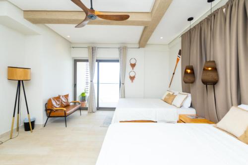 ระเบียง/ชานเรือน, Serenity Residences & Spa - Kokrobite Beach in มัลลัม ระเบียง/ชานเรือน, Serenity Residences & Spa - Kokrobite Beach in มัลลัม
