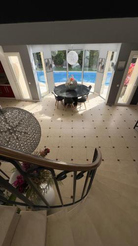 Shared lounge/TV area, Villa piscine confort, barbecue 4 etoiles in Saint-Just Shared lounge/TV area, Villa piscine confort, barbecue 4 etoiles in Saint-Just