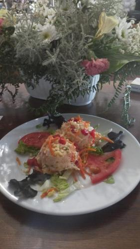 Étterem, La Muralla de Gredos Hotel Rural in Madrigal De La Vera Étterem, La Muralla de Gredos Hotel Rural in Madrigal De La Vera