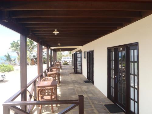 Altan/terrasse, The Sunset Hotel in Christmas Island Altan/terrasse, The Sunset Hotel in Christmas Island
