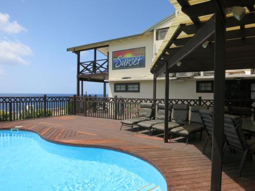 Udvendig, The Sunset Hotel in Christmas Island Udvendig, The Sunset Hotel in Christmas Island