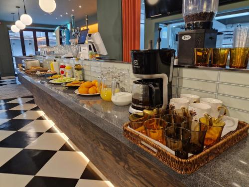 Aliments i begudes, Bluedot Poshtel Myeongdong in Seül Aliments i begudes, Bluedot Poshtel Myeongdong in Seül