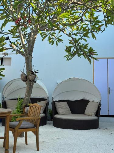 Uitzicht, Faana Inn in Goidhoo Atoll Uitzicht, Faana Inn in Goidhoo Atoll