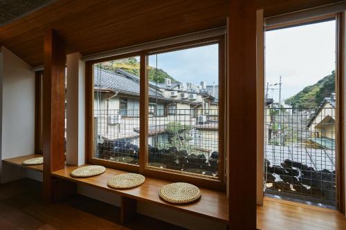 Balcony/terrace, TSUCHIYA Kinosaki onsen in Toyooka Balcony/terrace, TSUCHIYA Kinosaki onsen in Toyooka