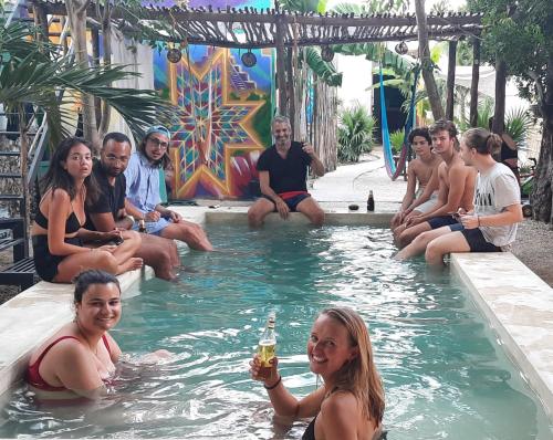 Swimming pool, Guaya Hostel in Merida Swimming pool, Guaya Hostel in Merida