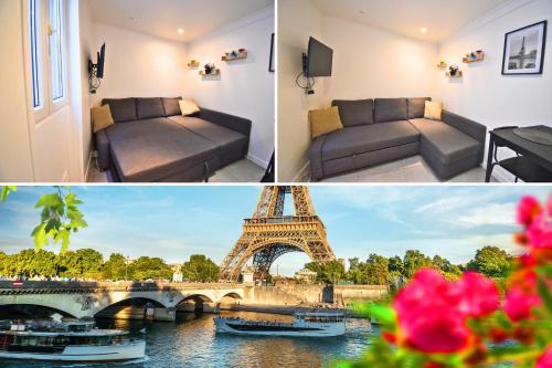 Shared lounge/TV area, Urban Chic Paris in Les Lilas Shared lounge/TV area, Urban Chic Paris in Les Lilas