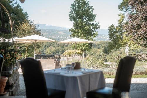 View, Chateau des Comtes de Challes in Challes-les-Eaux View, Chateau des Comtes de Challes in Challes-les-Eaux