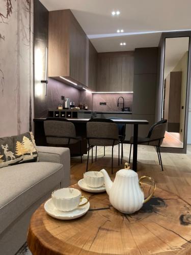 厨房, Apartment A 2-4 in Aparthotel Vucko in 亚霍里纳 厨房, Apartment A 2-4 in Aparthotel Vucko in 亚霍里纳