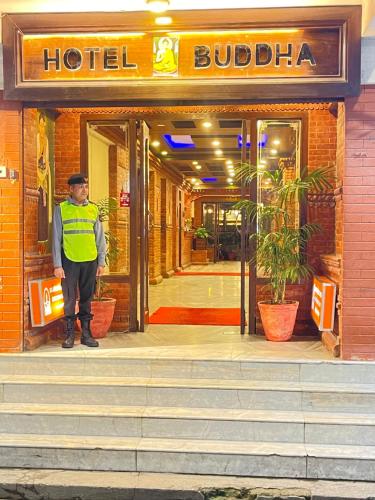 Entrance, Hotel Buddha in Kathmandu Entrance, Hotel Buddha in Kathmandu