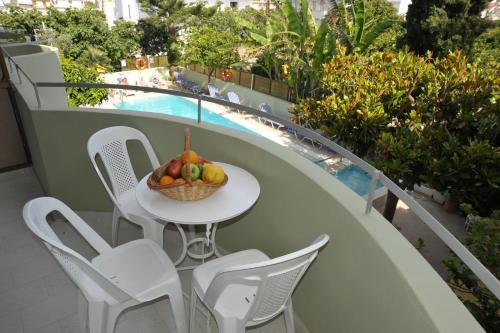 Balcony/terrace, Anseli Hotel in Petaloudes Balcony/terrace, Anseli Hotel in Petaloudes