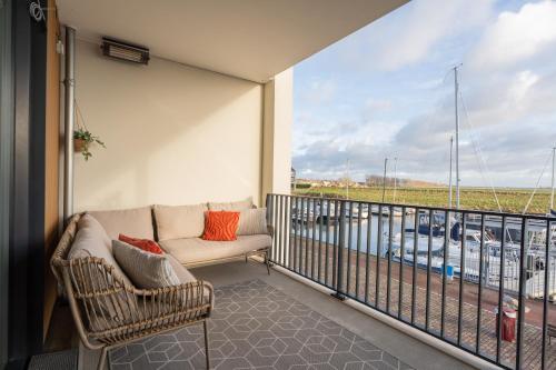 balkon/taras, Harbour Loft 1G in Kamperland balkon/taras, Harbour Loft 1G in Kamperland