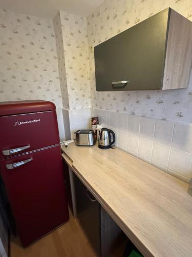 Dapur, Wohnung Vogtland-Panorama in Muldenhammer Dapur, Wohnung Vogtland-Panorama in Muldenhammer