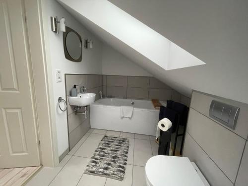 Fürdőszoba, Ferienwohnung Trupermoor in Lilienthal Fürdőszoba, Ferienwohnung Trupermoor in Lilienthal