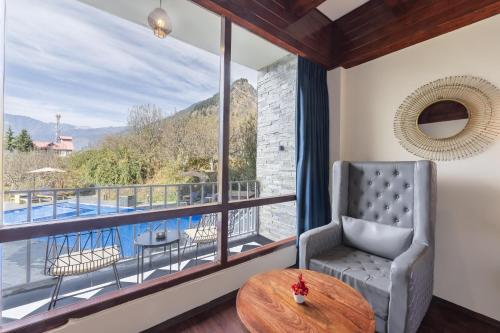 Balcony/terrace, Echor Himalayan Aurum, Manali in Prini Balcony/terrace, Echor Himalayan Aurum, Manali in Prini