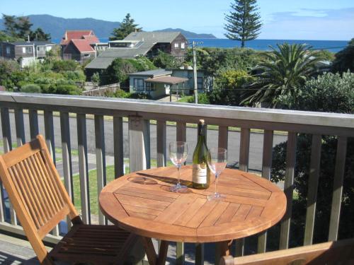 parveke/terassi, Olde Beach Villa in Paraparaumu parveke/terassi, Olde Beach Villa in Paraparaumu