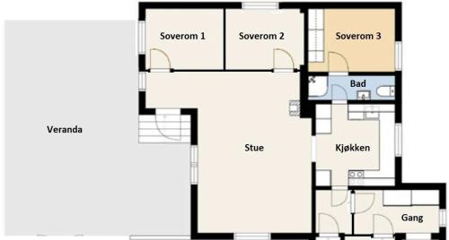 Apartment with 3 bedrooms and 7 guests in Sandefjord Apartment with 3 bedrooms and 7 guests in Sandefjord