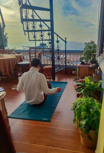 발코니/테라스, Horizon Homestay in 탄센 발코니/테라스, Horizon Homestay in 탄센