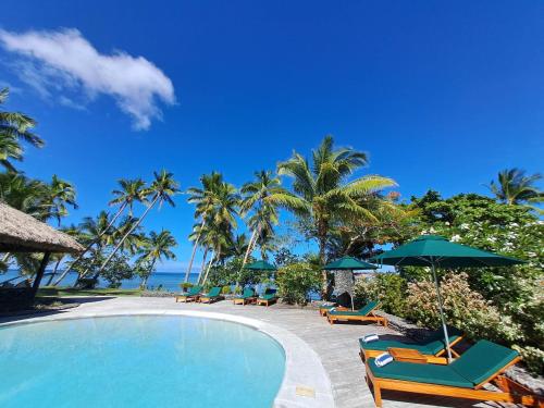 Balkon/teras, Waya Island Resort in Pulau Waya Balkon/teras, Waya Island Resort in Pulau Waya