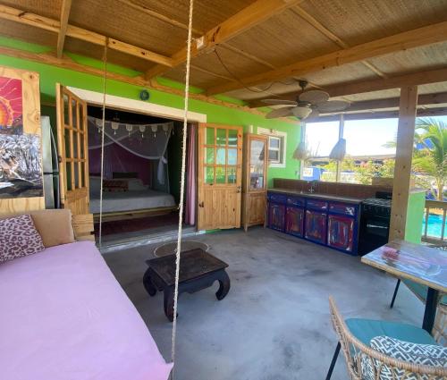 Balkon/terasa, The WildSide Aruba Caribbean Cabanas in Savaneta Balkon/terasa, The WildSide Aruba Caribbean Cabanas in Savaneta