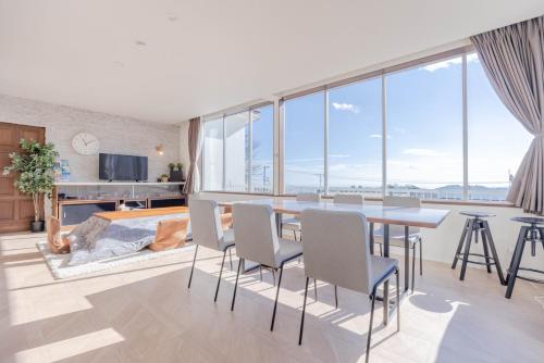 발코니/테라스, Sea View Villa Atami in 아타미 발코니/테라스, Sea View Villa Atami in 아타미