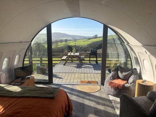 Balcony/terrace, Sky High Glamping in Tullow Balcony/terrace, Sky High Glamping in Tullow