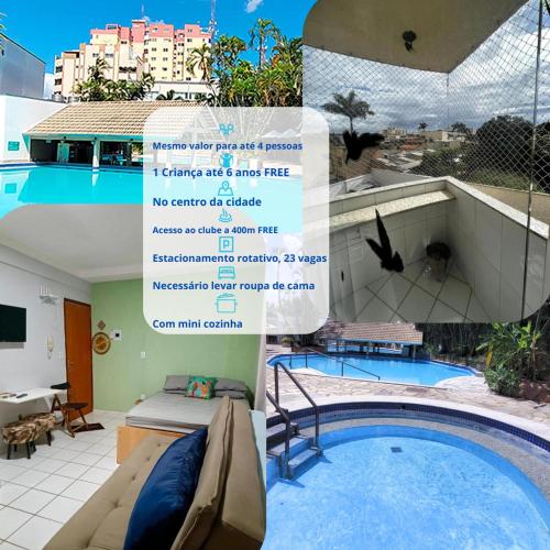 Acqua Ville Flat's I Apto 202 - Com sacada in Vila Olegario Acqua Ville Flat's I Apto 202 - Com sacada in Vila Olegario