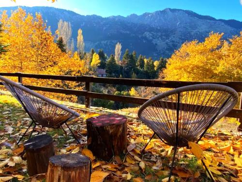 Pinecone Lodge, Eptalofos Wellness Garden Chalet in 에프탈로포스 Pinecone Lodge, Eptalofos Wellness Garden Chalet in 에프탈로포스